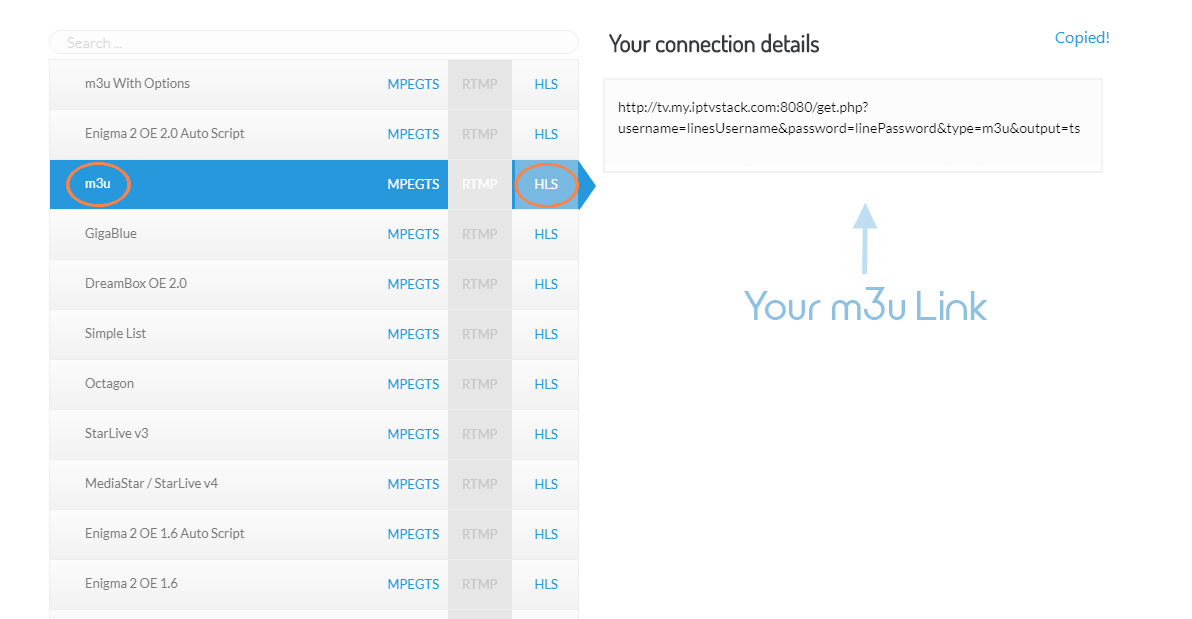 how to download m3u link